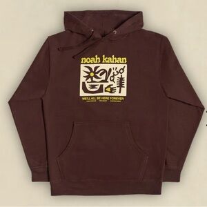 Noah Kahan We’ll All Be Here Forever Tour Hoodie Merch 2024 Brown M